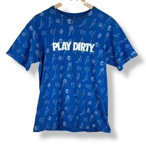 Undefeated Play Dirty T Shirt Mens Size Medium Streetwear‎ Hypebeast Skater AOP